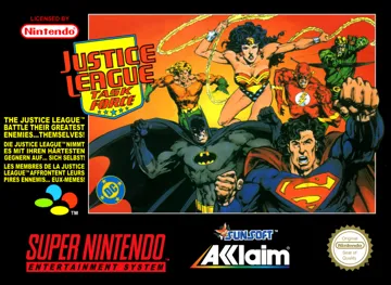 Justice League Task Force (Europe) box cover front